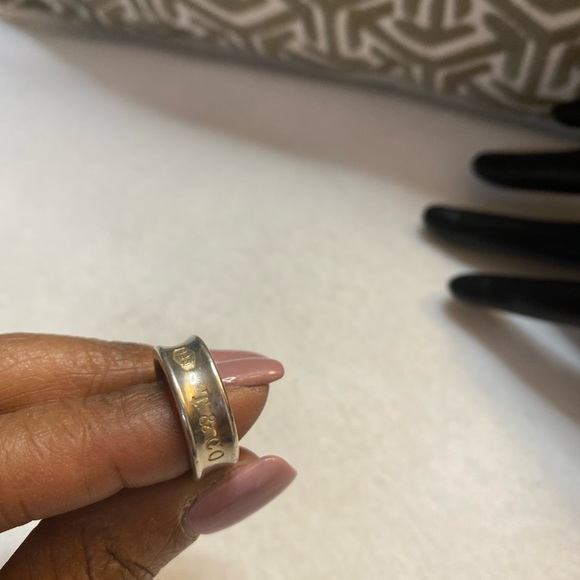 Tiffany & Co. SS .925 1837 Band Ring - Picture 3 of 5